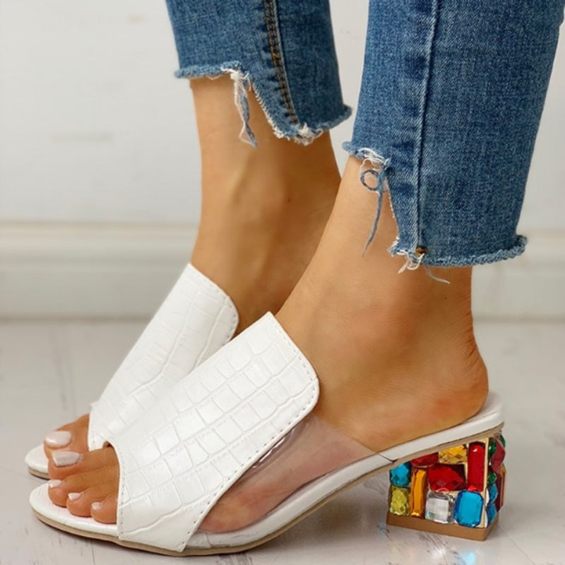 Marilyn™ | Comfort Rhinestone Heel Pump