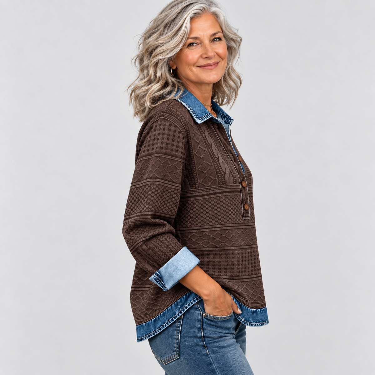 Azalea | Relaxed Cable Knit Sweater