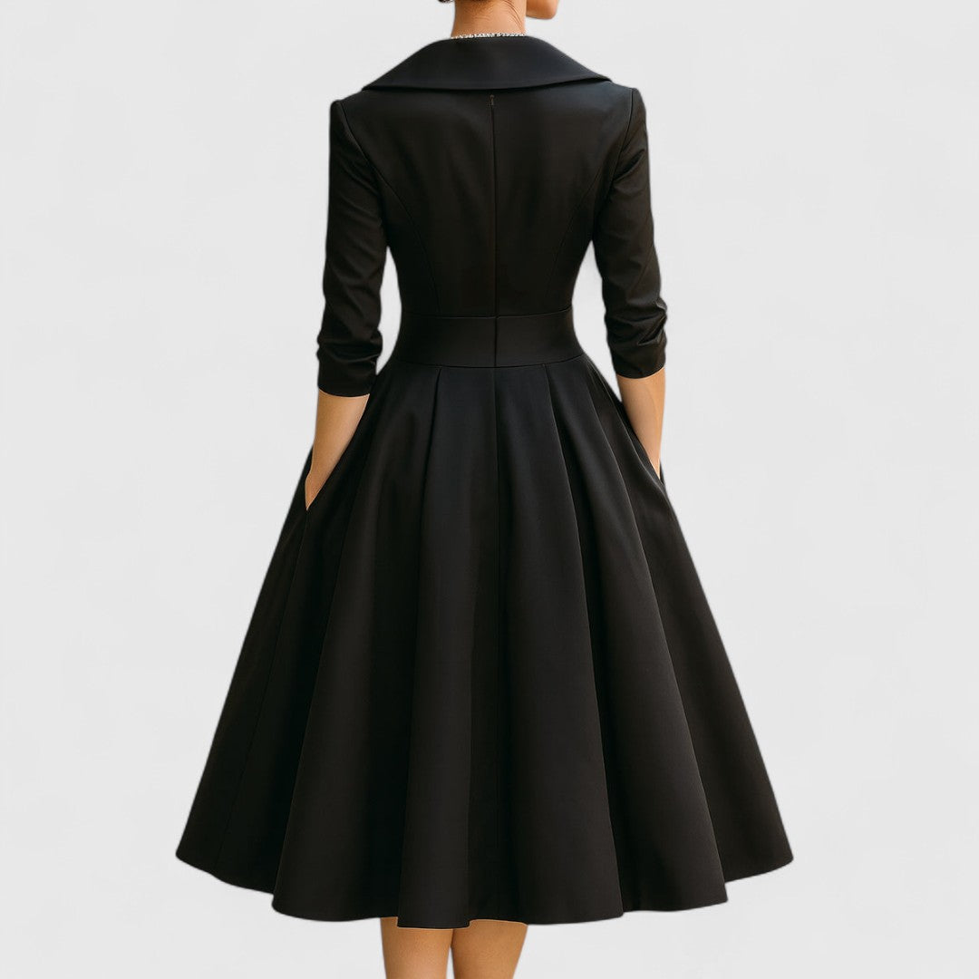 Teresa | Midi dress with an elegant cut and a flattering silhouette