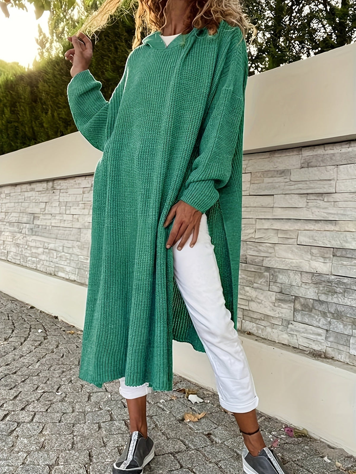 Jocelyn | Hooded Knit Sweater Dress