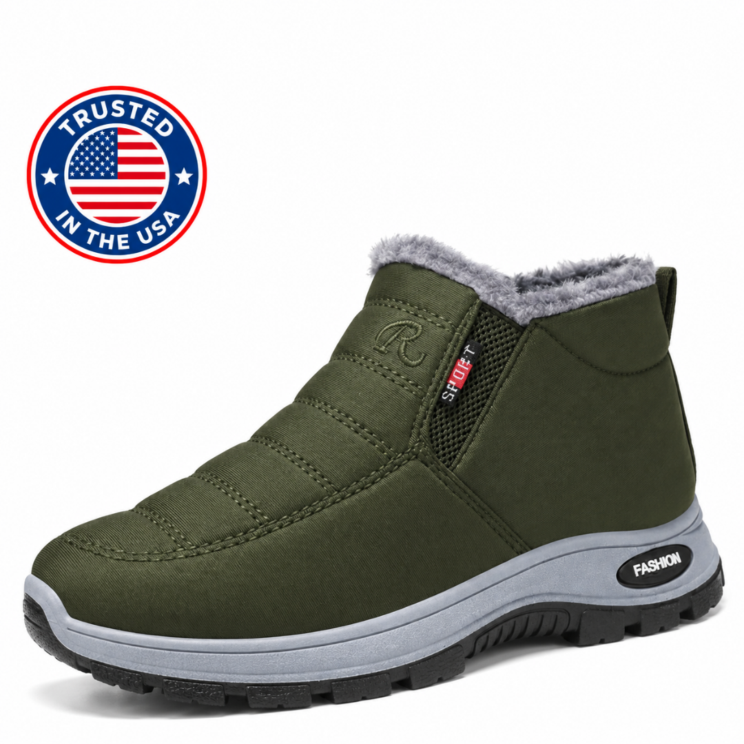 Gloria™ | Quilted Waterproof Slip-On Ankle Boots