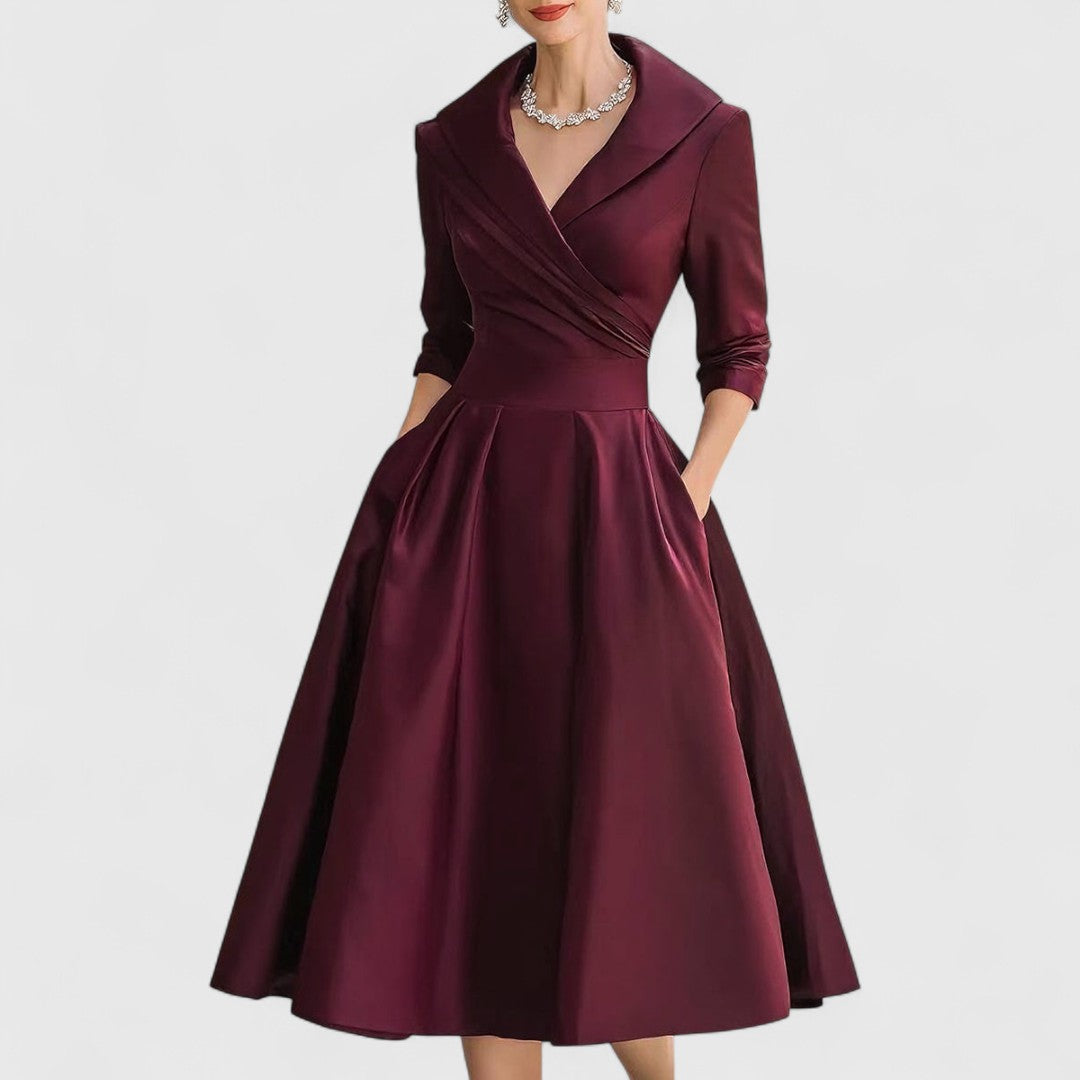 Teresa | Midi dress with an elegant cut and a flattering silhouette