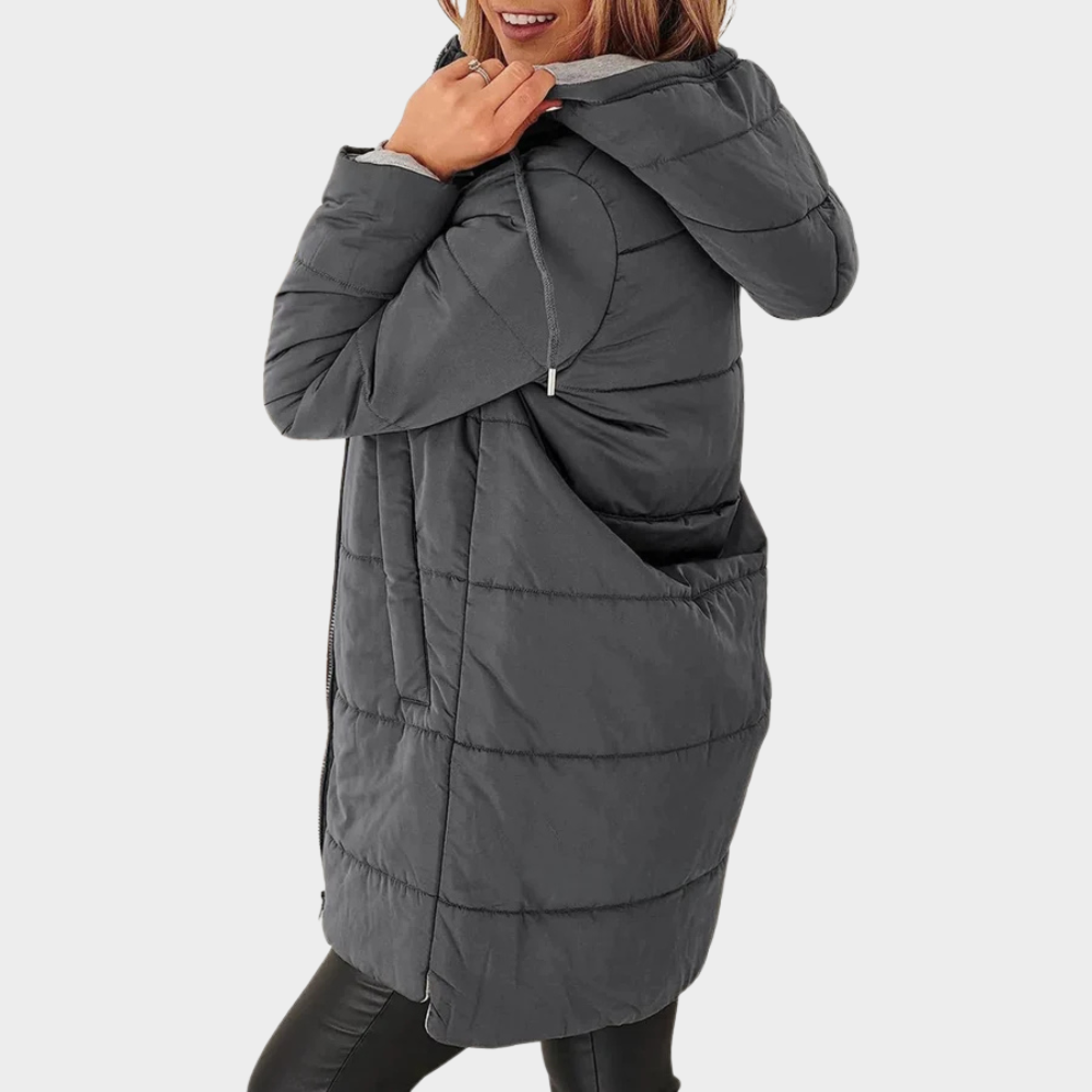 Fiora | Casual Hooded Puffer Coat