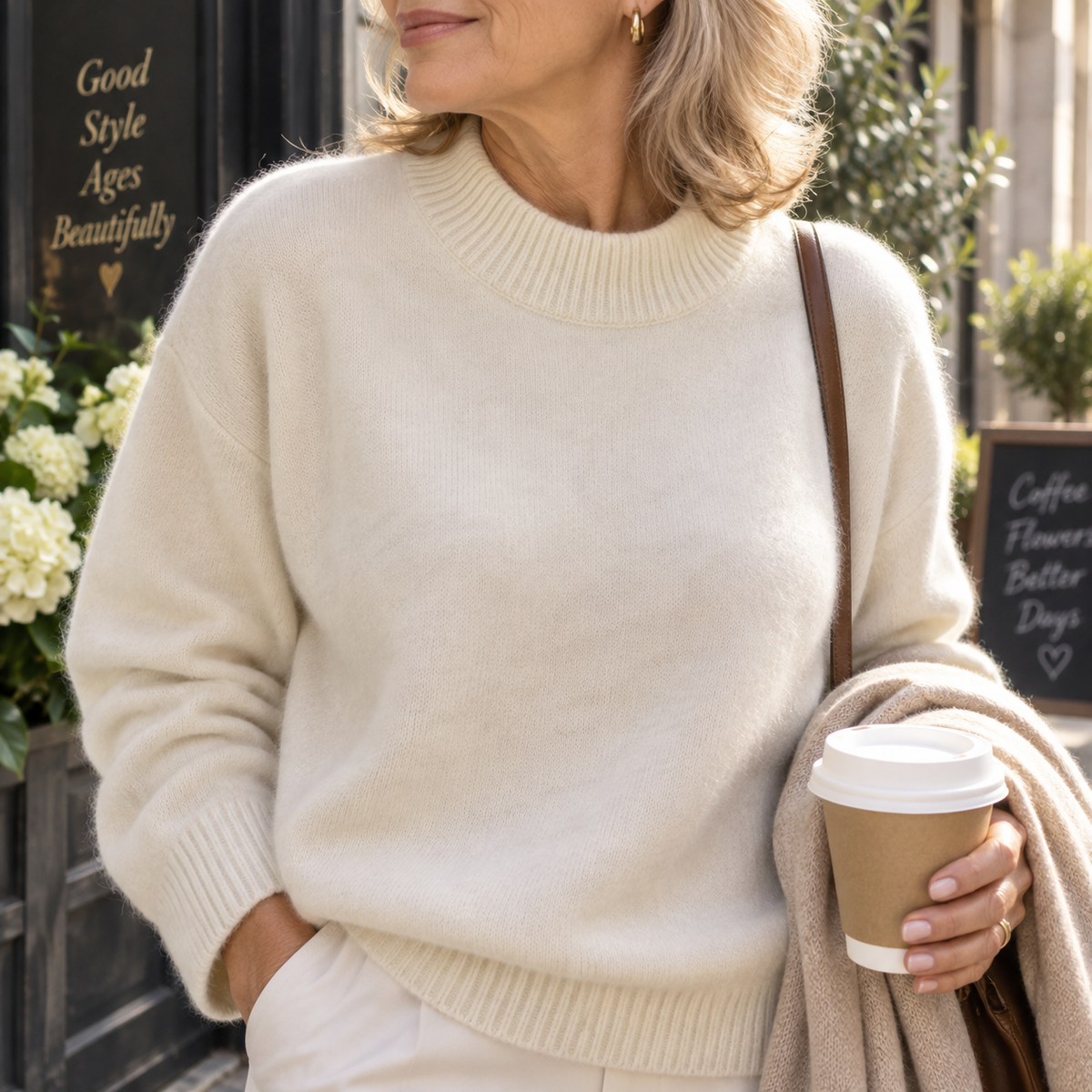 Joan™ | Relaxed Mock Neck Sweater