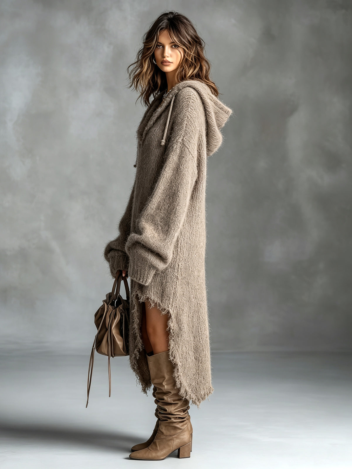 Hannah™ | Cozy Oversized Hooded Dress