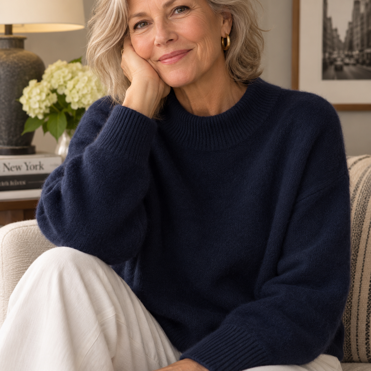 Joan™ | Relaxed Mock Neck Sweater