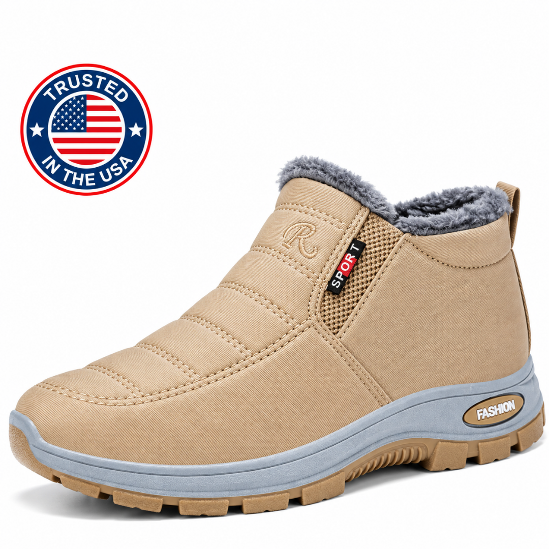 Gloria™ | Quilted Waterproof Slip-On Ankle Boots