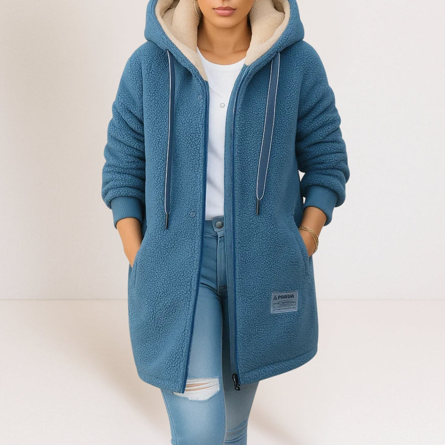 Carol™ | Cozy Long Hooded Jacket