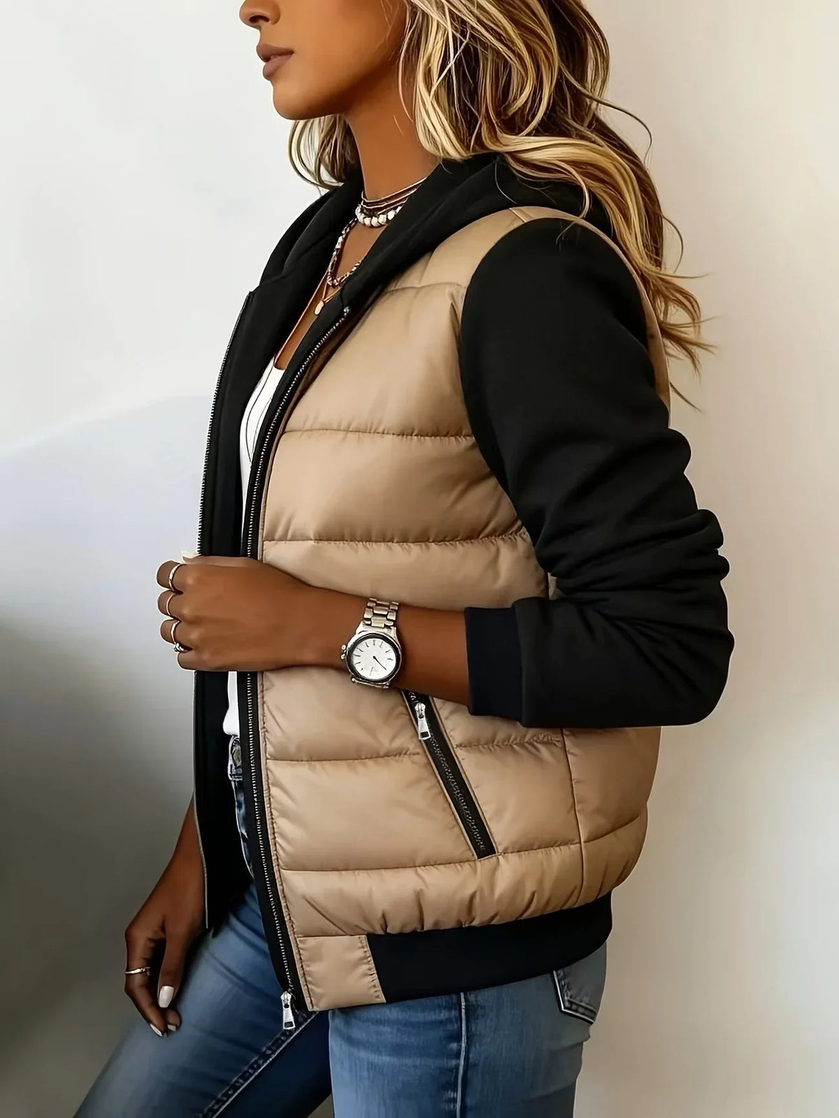 Elaine™ | Padded Jacket with Hood