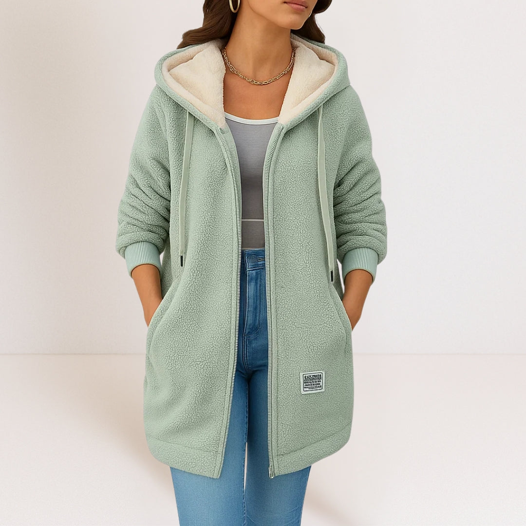 Carol™ | Cozy Long Hooded Jacket