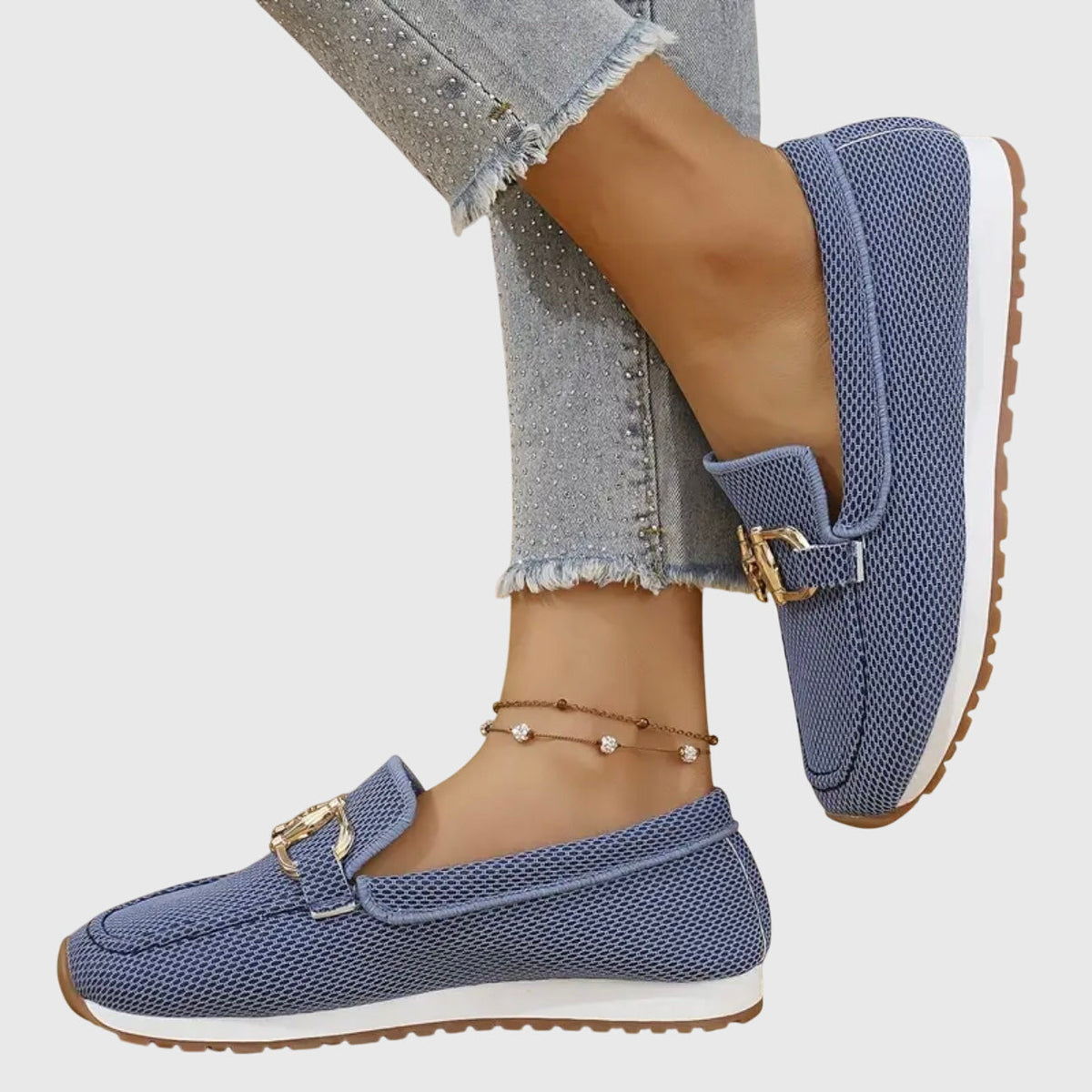 Laura | Comfort Gold Detail Loafer
