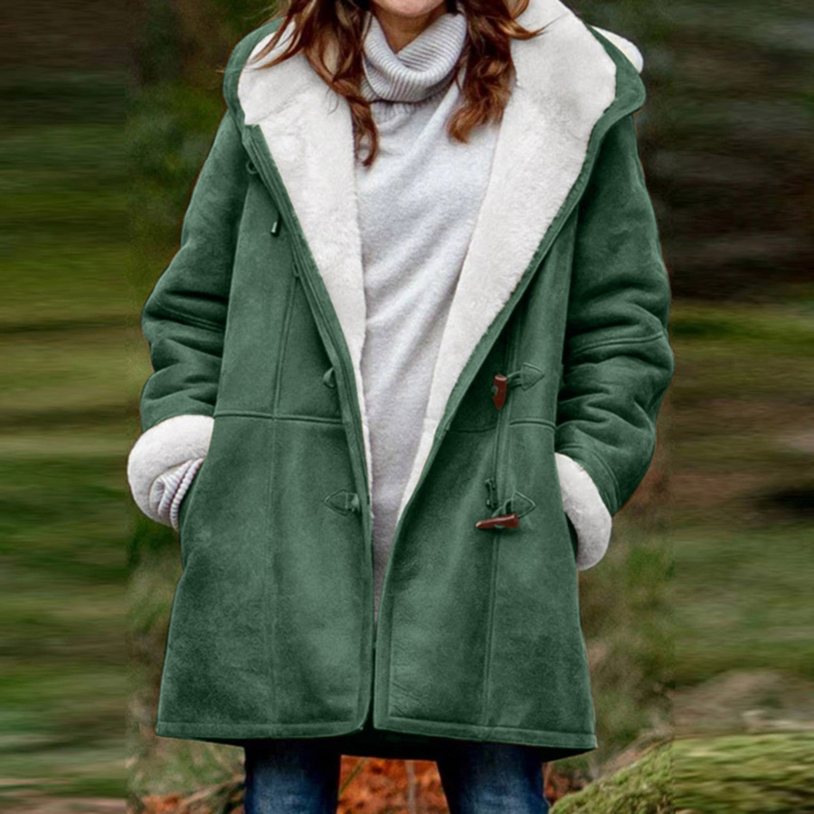 Louise™ | Elegant Toggle Duffle Coat