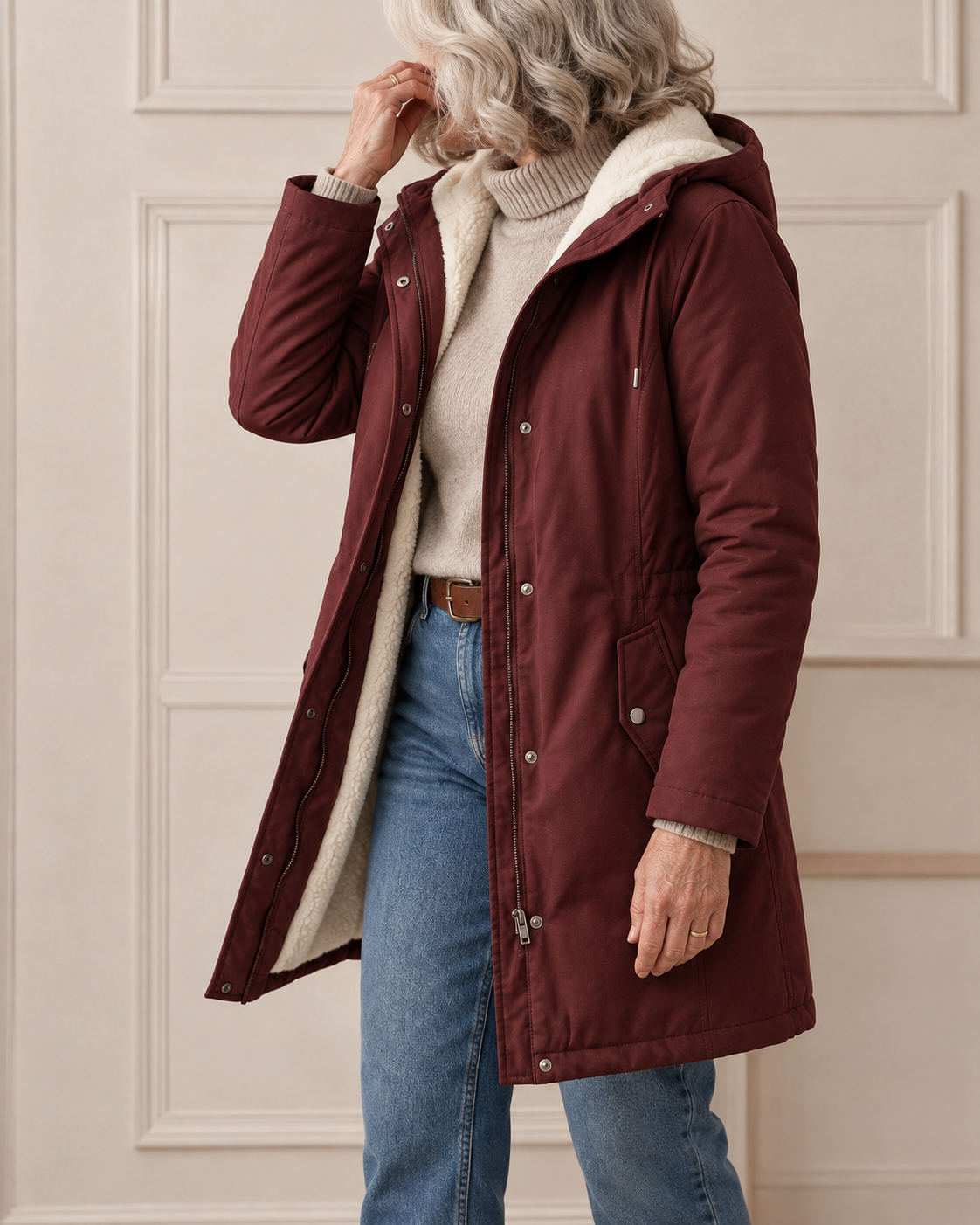 Helen | Cozy Hooded Winter Coat