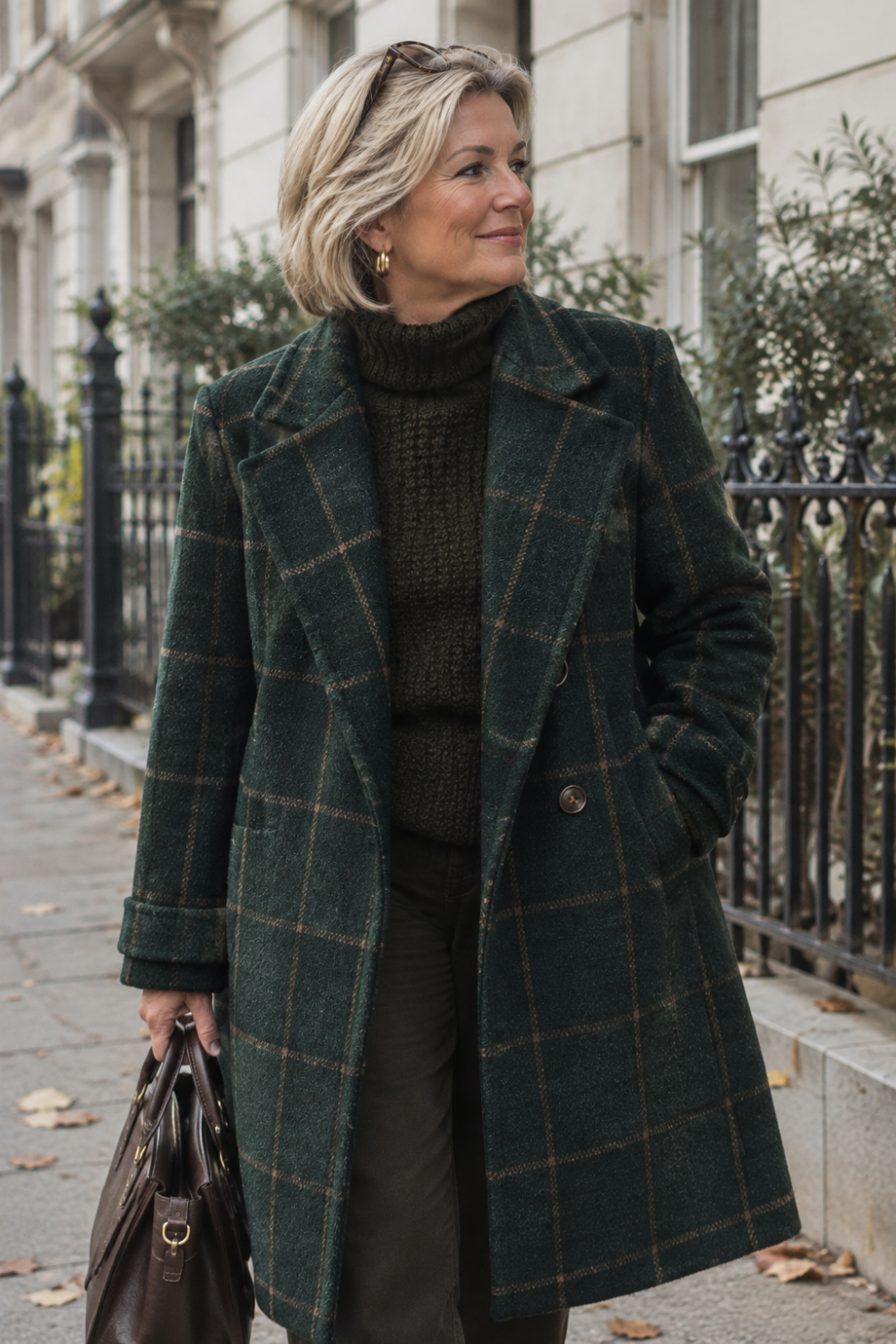 Kathleen™ | Elegant Plaid Winter Coat