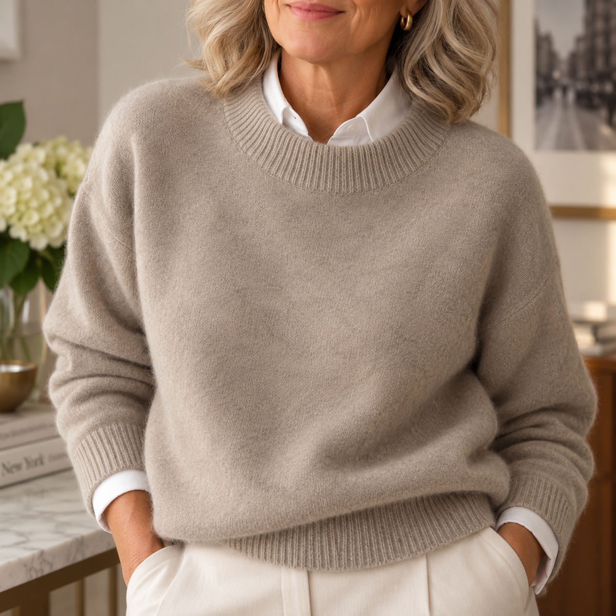 Joan™ | Relaxed Mock Neck Sweater