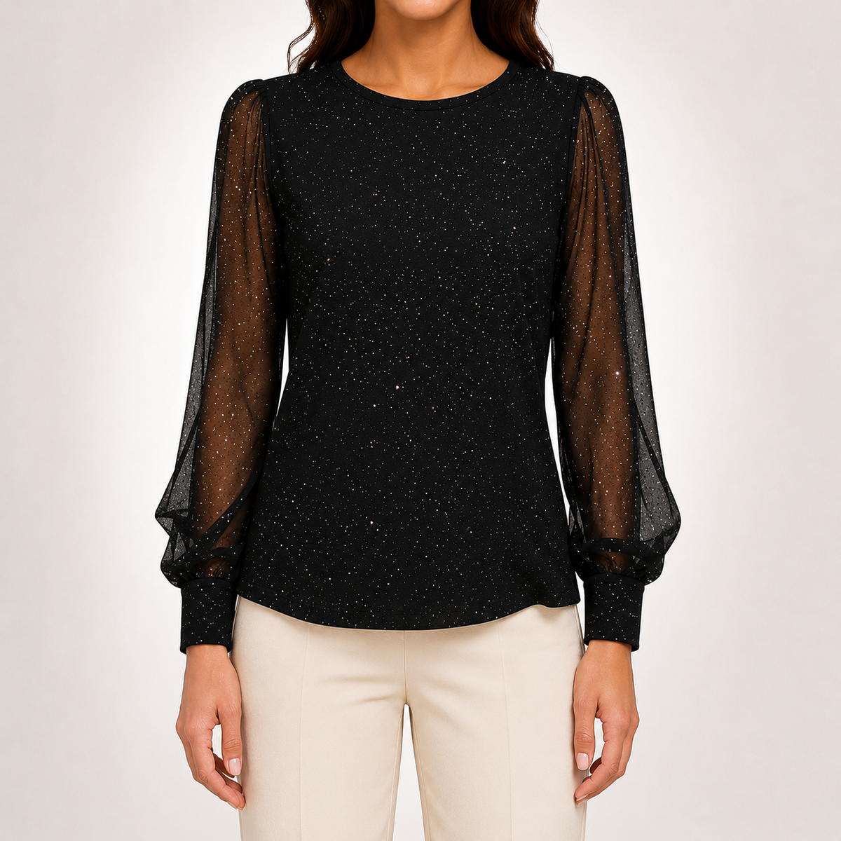 Evelyn | Elegant Shimmer Blouse