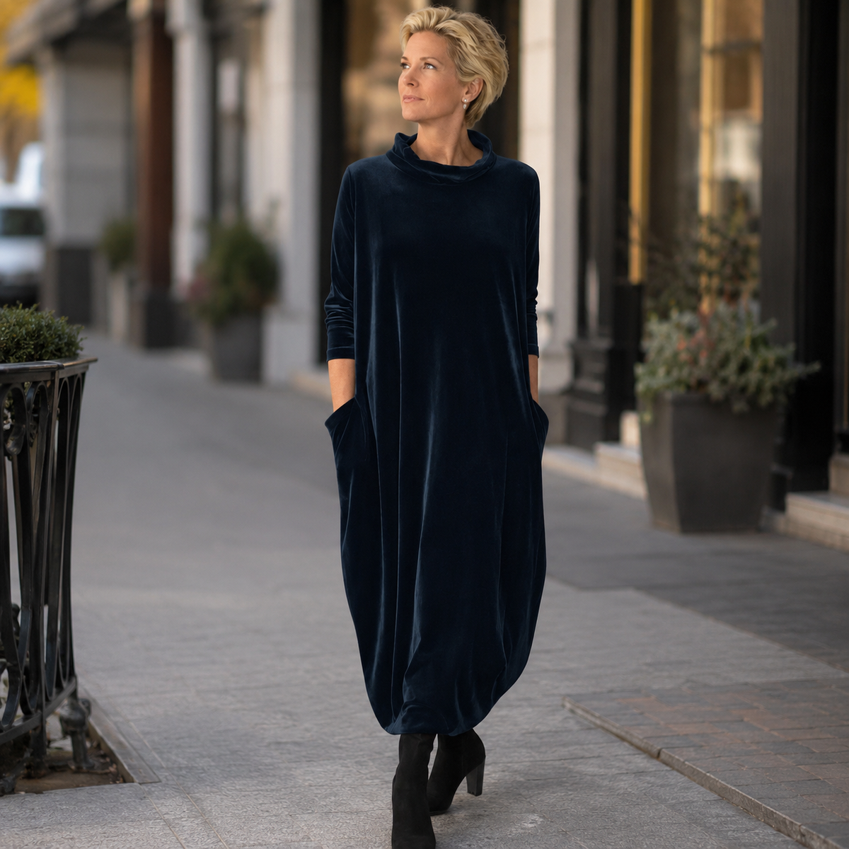 Lorraine™ | Elegant Velvet Maxi Dress