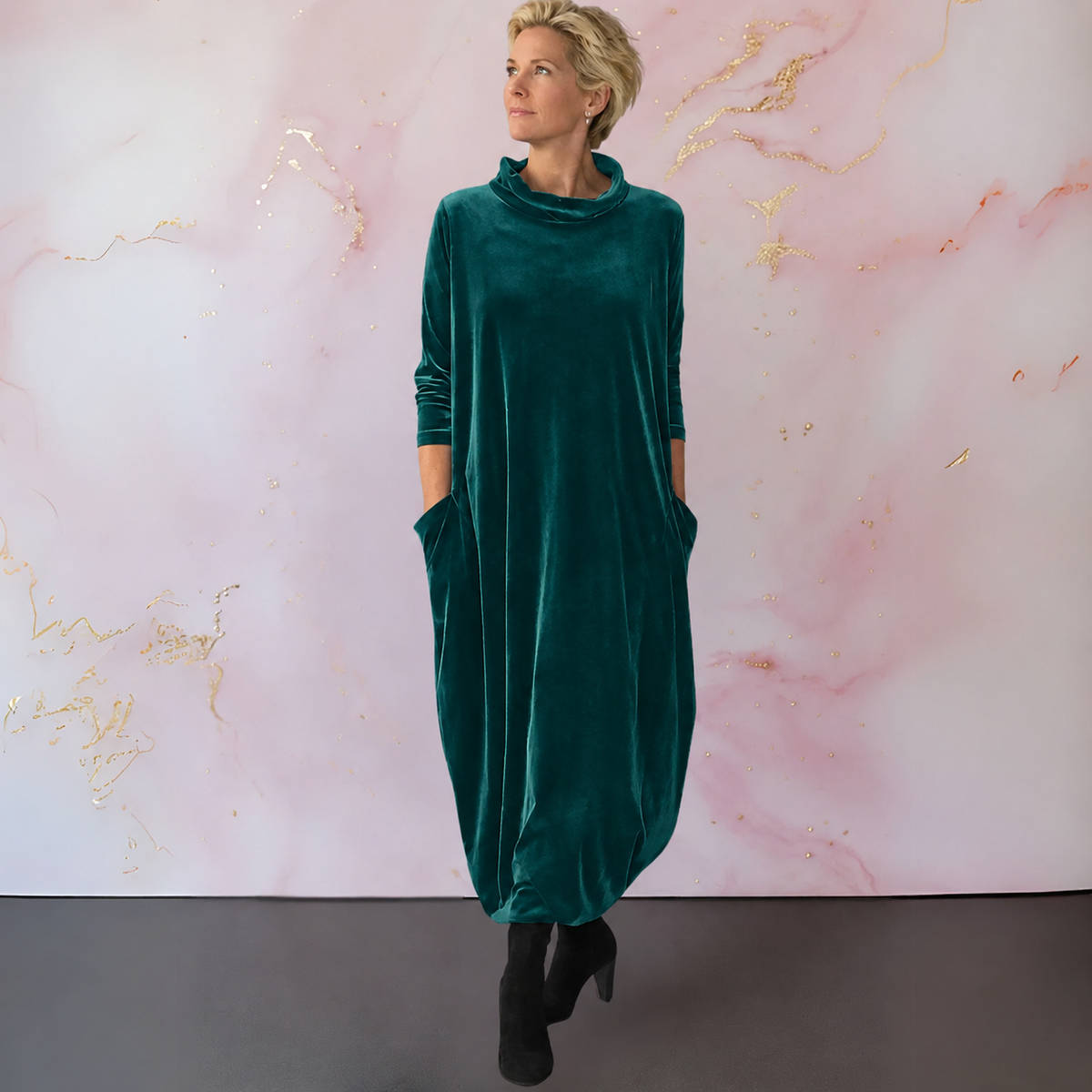 Lorraine™ | Elegant Velvet Maxi Dress