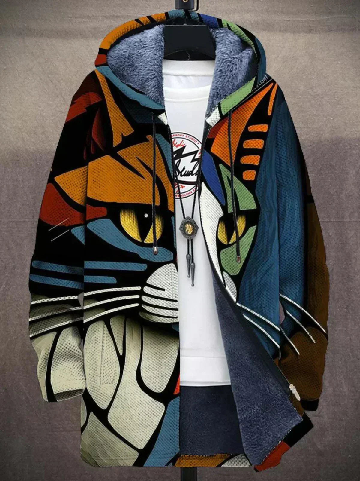 Cynthia™ | Cozy Artistic Hooded Cardigan