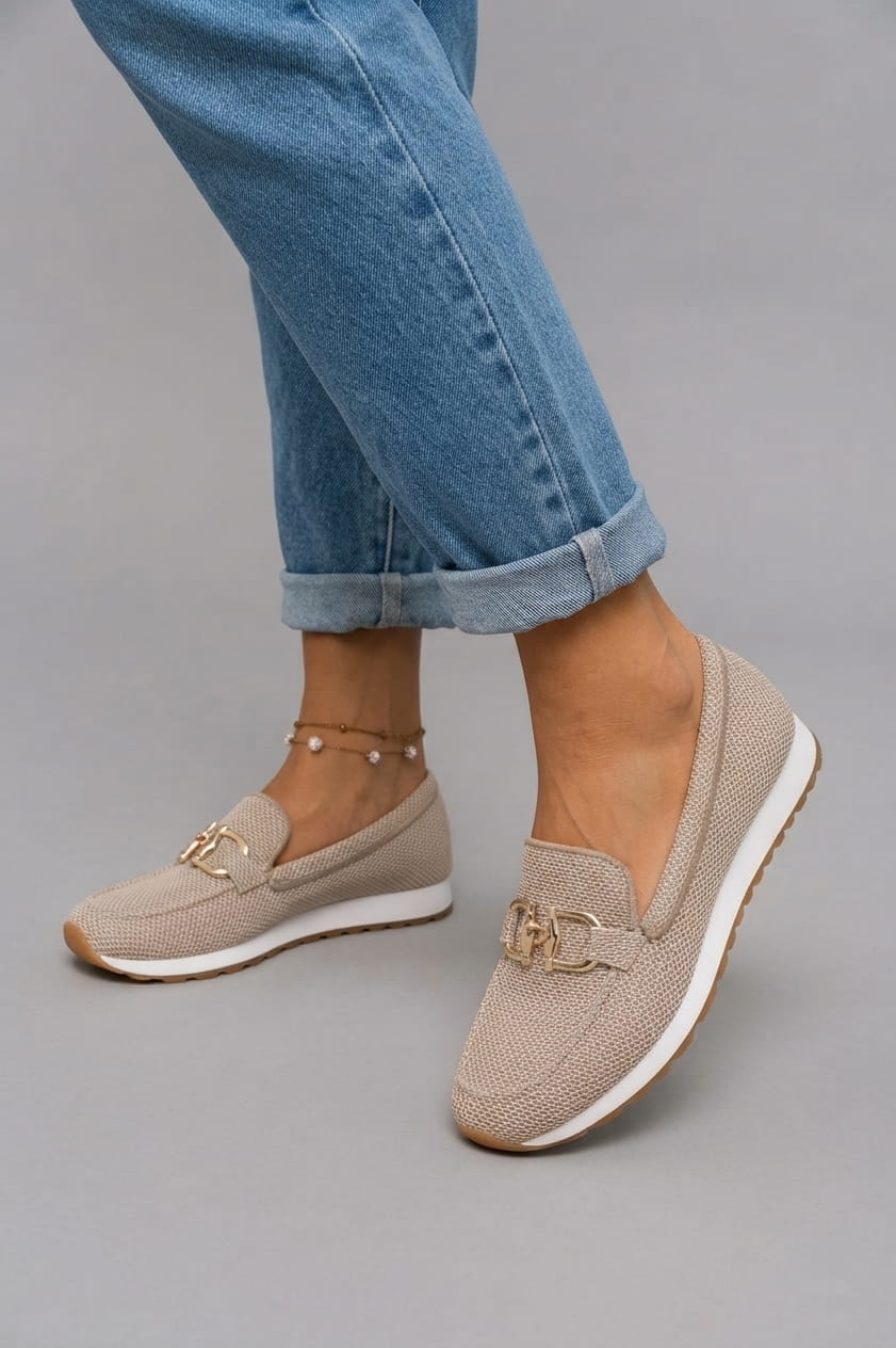 Laura | Comfort Gold Detail Loafer