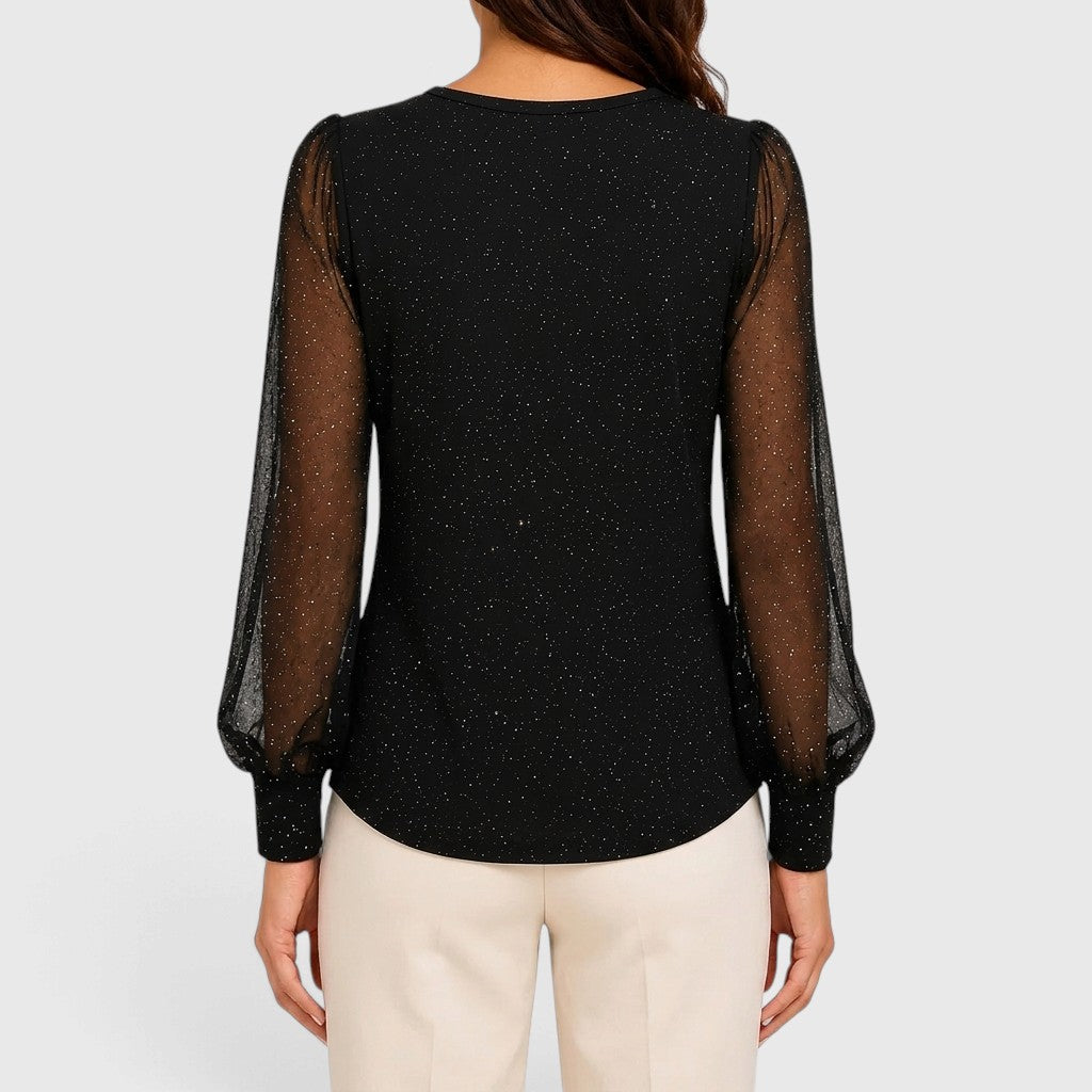 Evelyn | Elegant Shimmer Blouse