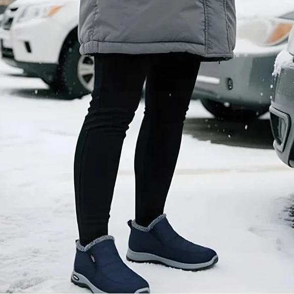 Gloria™ | Quilted Waterproof Slip-On Ankle Boots
