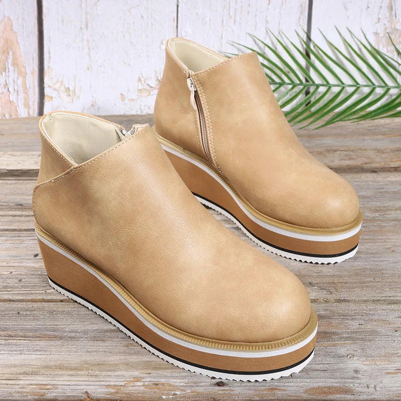 Harper™ | Comfort Wedge Ankle Boot