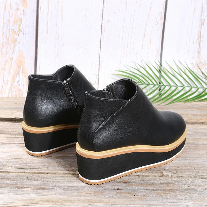 Harper™ | Comfort Wedge Ankle Boot