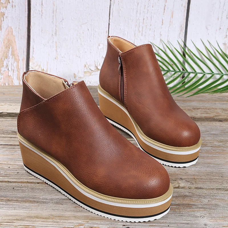 Harper™ | Comfort Wedge Ankle Boot