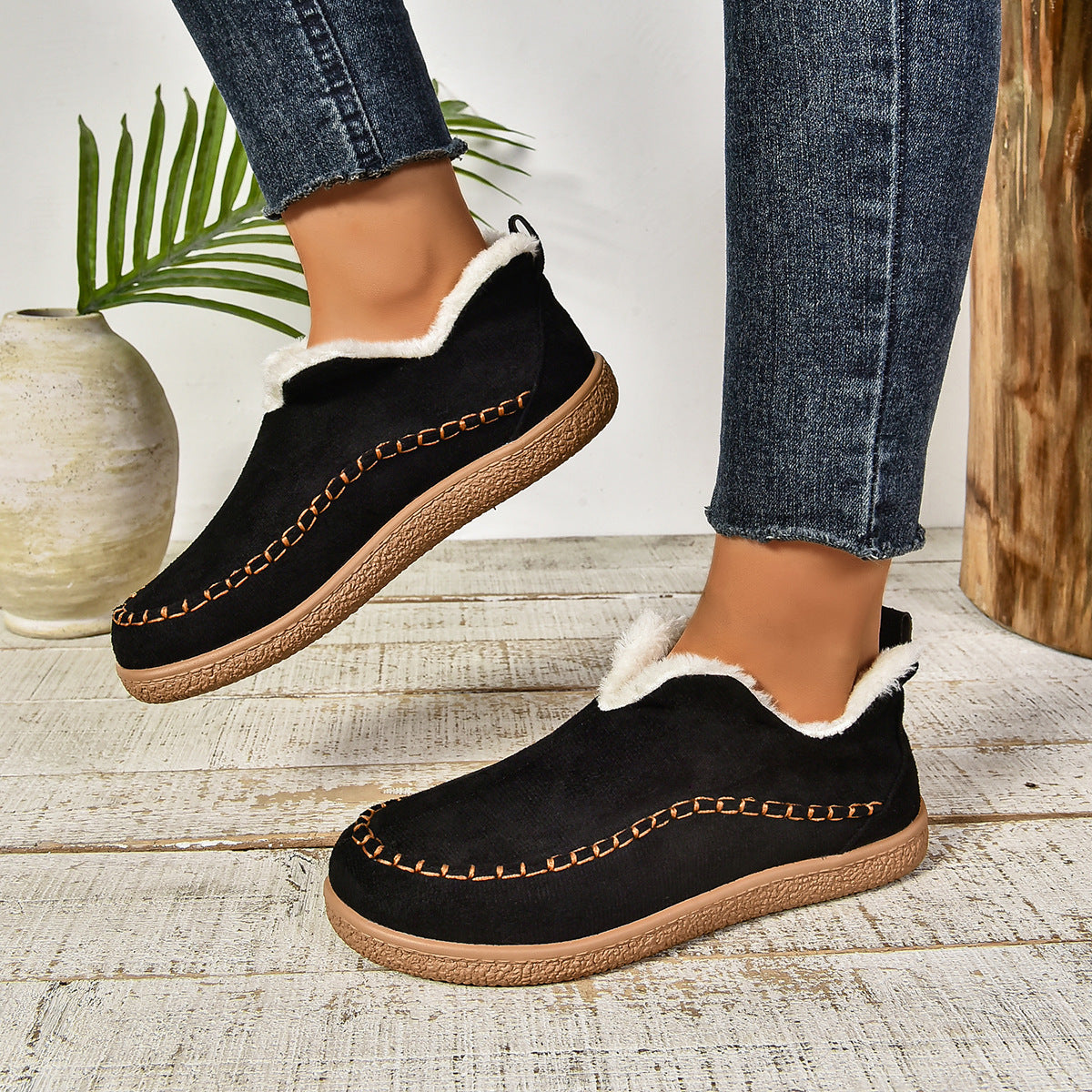 Leslie™ | Cozy Cushioned Non-Slip Bootie
