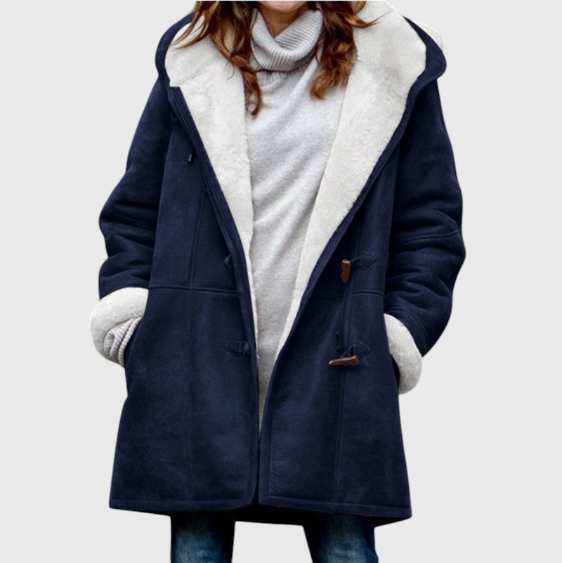 Louise™ | Elegant Toggle Duffle Coat