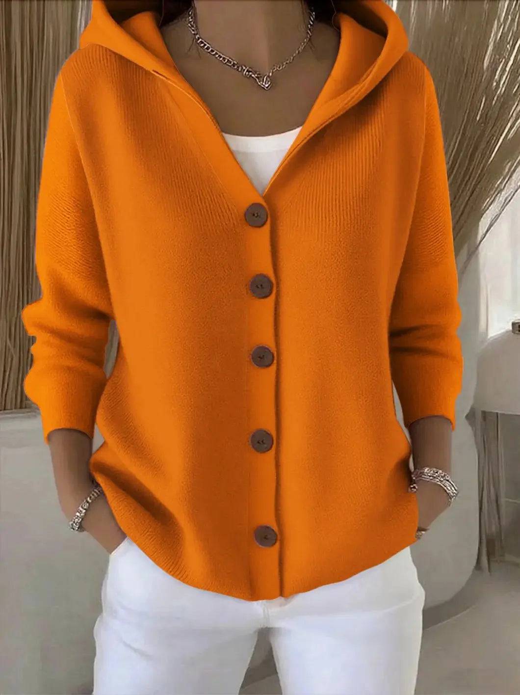 Rosalyn | Relaxed Hooded Cardigan