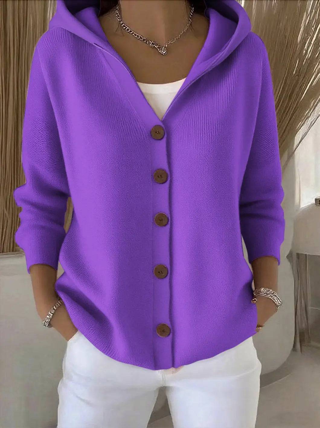 Rosalyn | Relaxed Hooded Cardigan