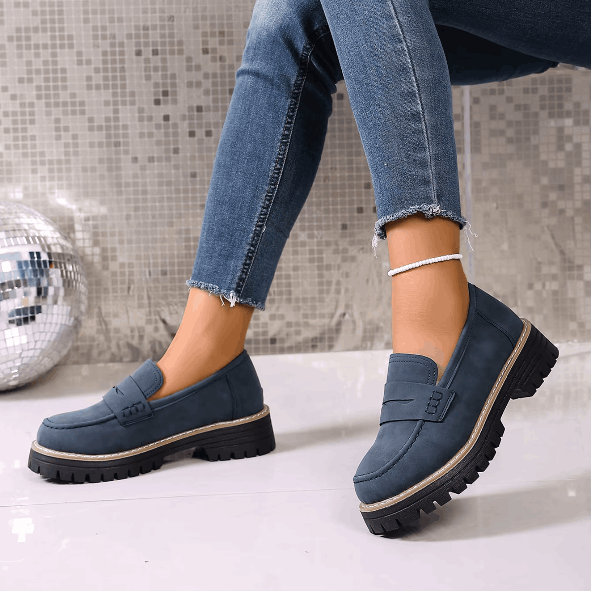 Elsa | Comfort Lug Sole Loafer