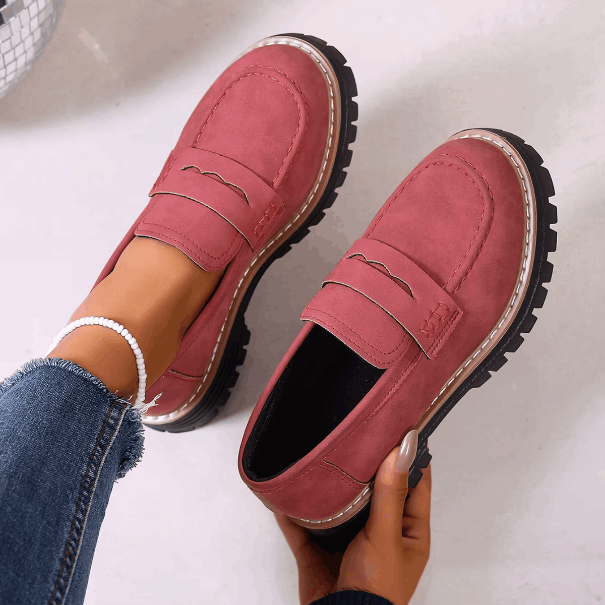 Elsa | Comfort Lug Sole Loafer