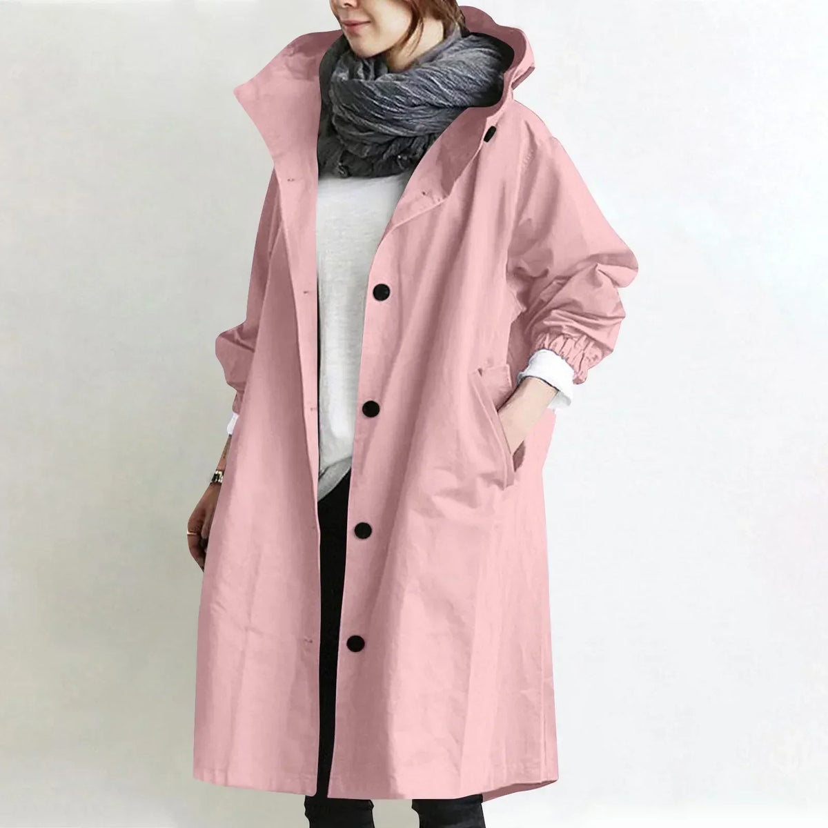 Gisèle™ | Elegant & Comfortable Hooded Trench