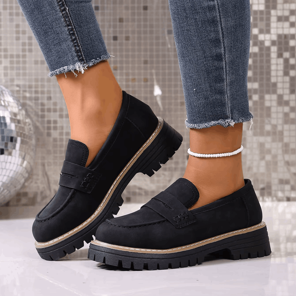 Elsa | Comfort Lug Sole Loafer
