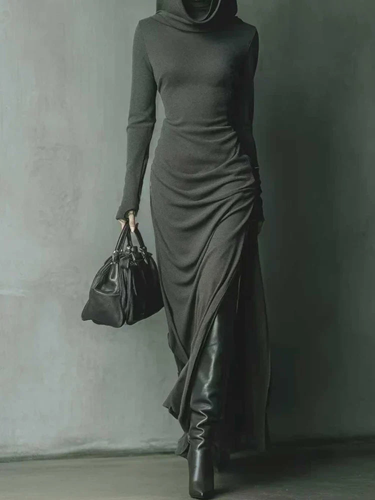 Stacia | Hooded Maxi Dress