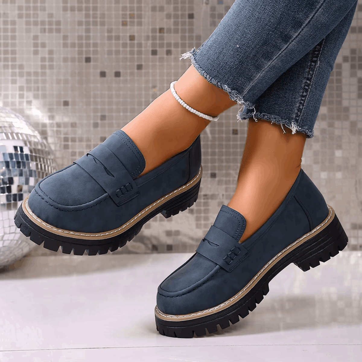 Elsa | Comfort Lug Sole Loafer