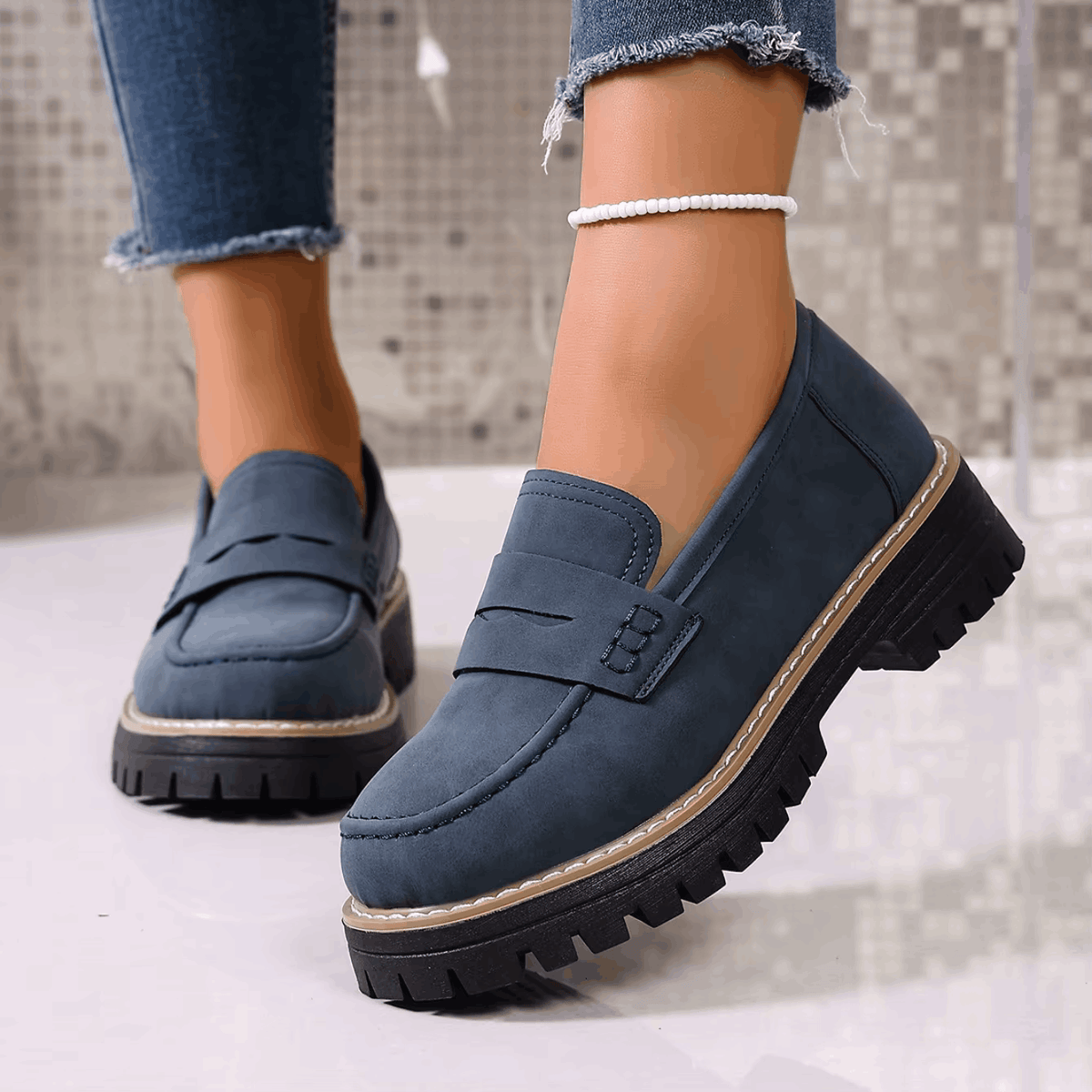 Elsa | Comfort Lug Sole Loafer