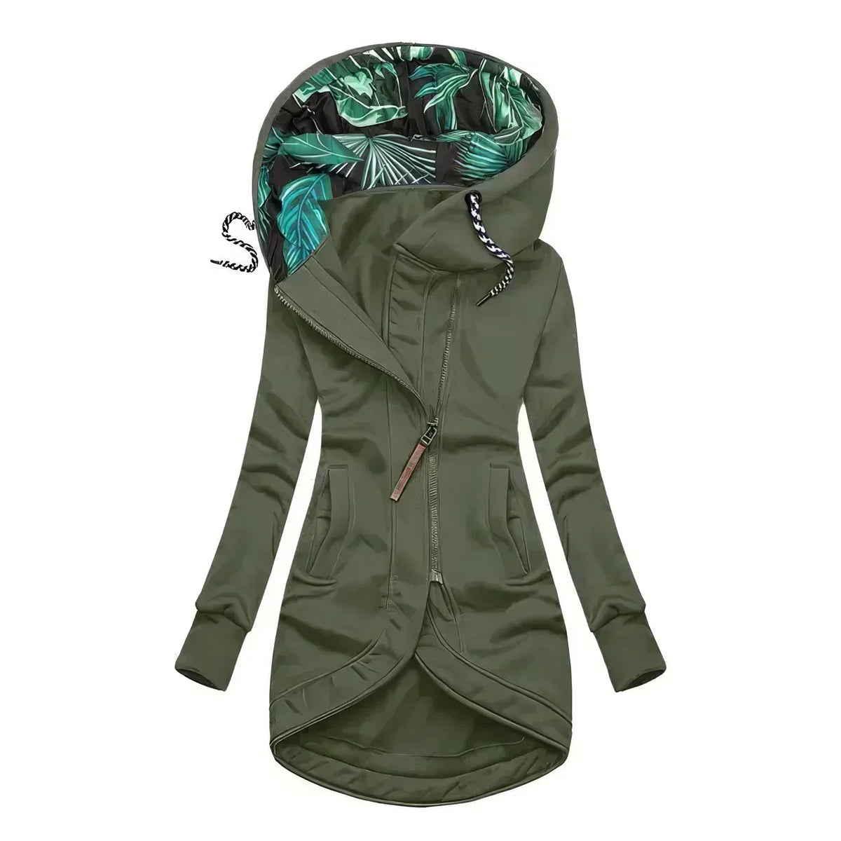 Ivy™ | Winter Hooded Zip Jacket