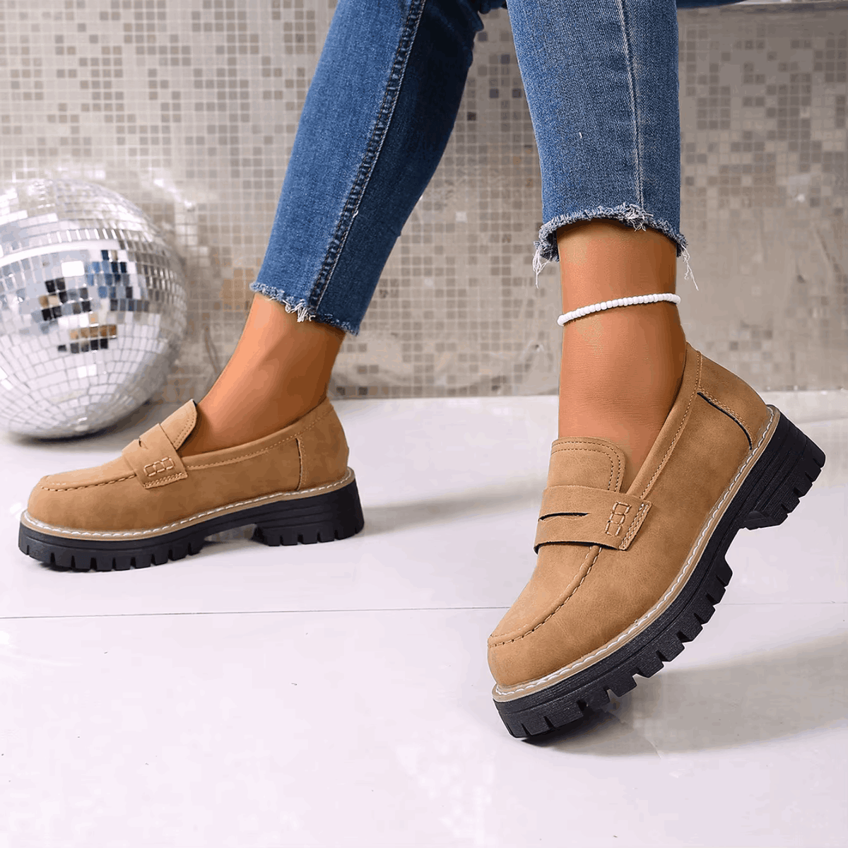 Elsa | Comfort Lug Sole Loafer