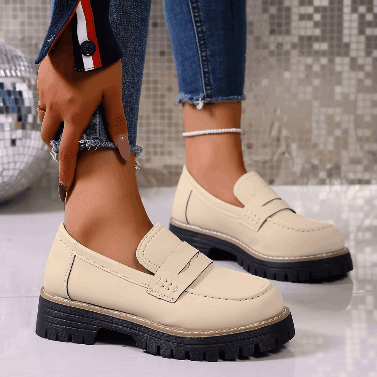 Elsa | Comfort Lug Sole Loafer