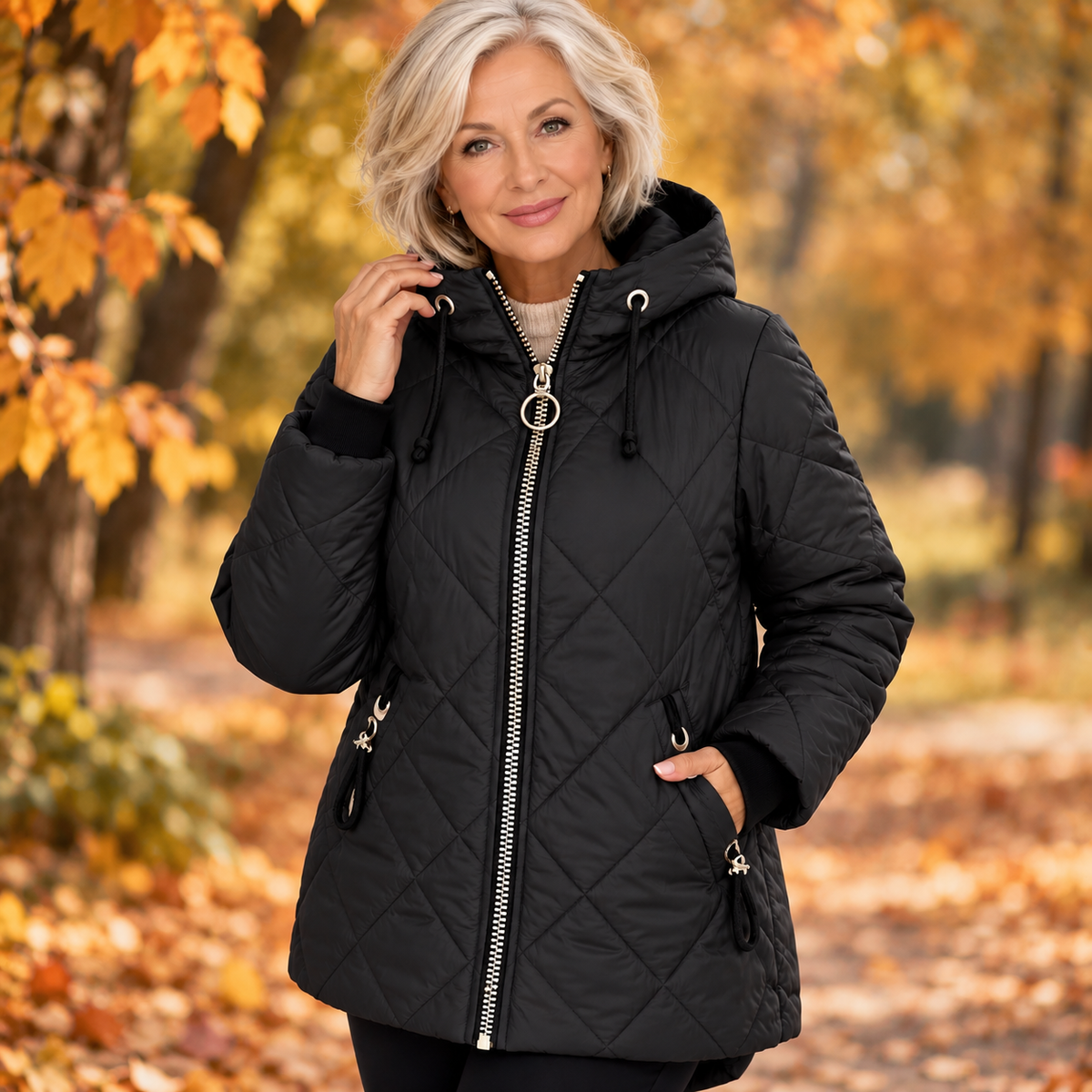 Nancy™ | Lightweight Quilted Hooded Jacket