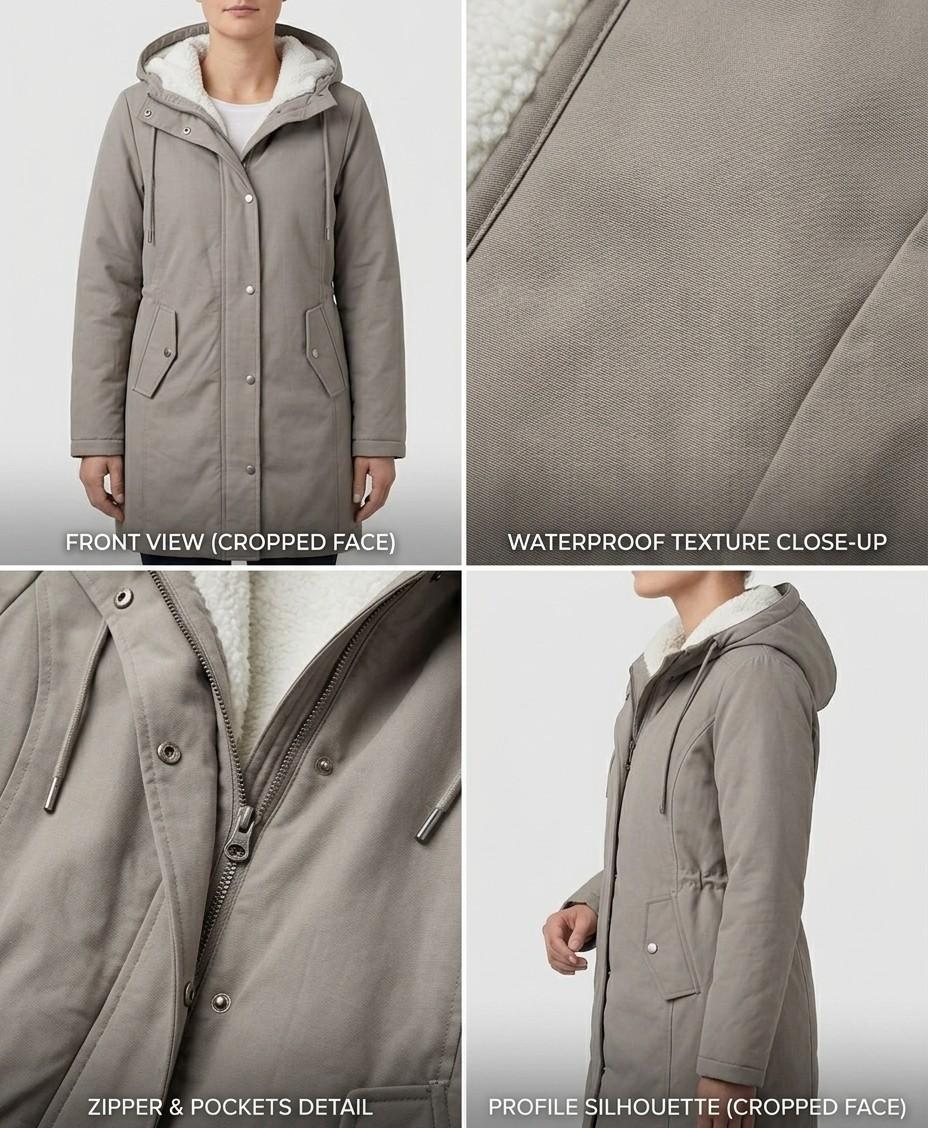 Helen | Cozy Hooded Winter Coat