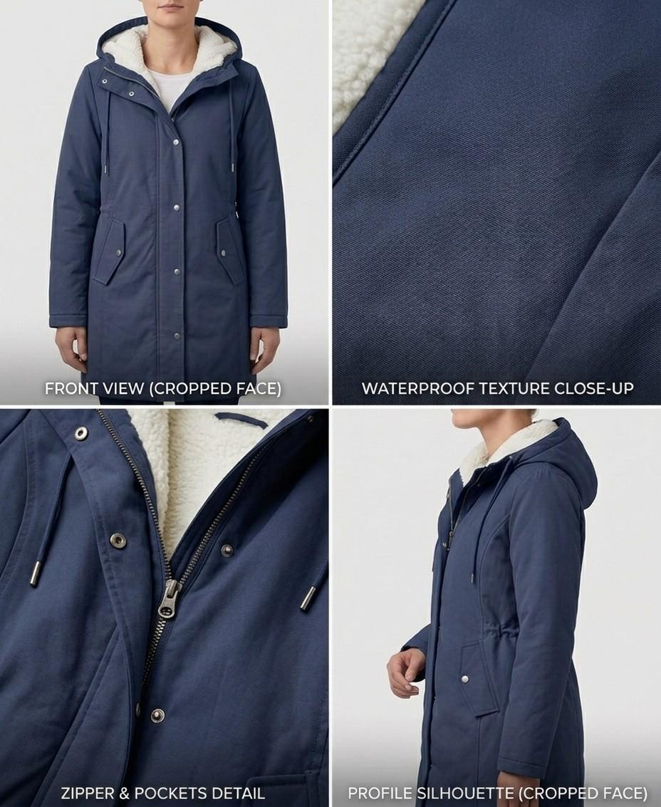 Helen | Cozy Hooded Winter Coat