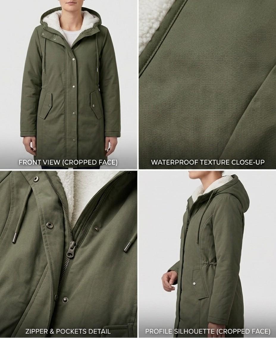 Helen | Cozy Hooded Winter Coat