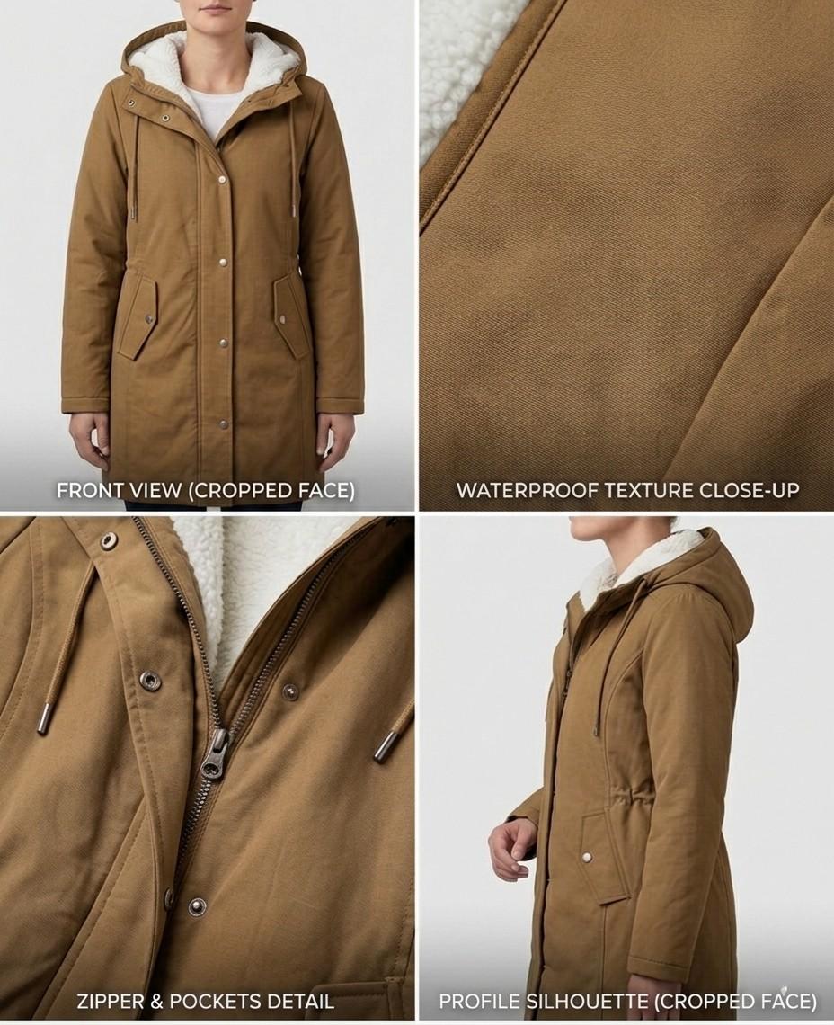 Helen | Cozy Hooded Winter Coat