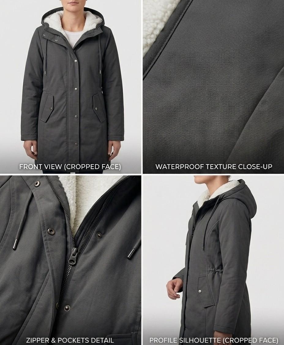 Helen | Cozy Hooded Winter Coat