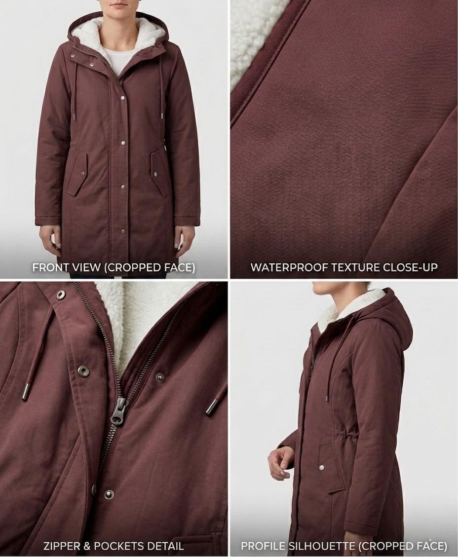 Helen | Cozy Hooded Winter Coat
